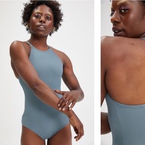 NWT Girlfriend Collective bodysuit in thistle (size large)